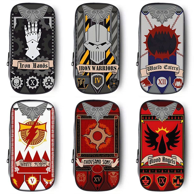 TB Spot Goods#War Hammer40k Space Marines pencil case for elementary school students, stationery box