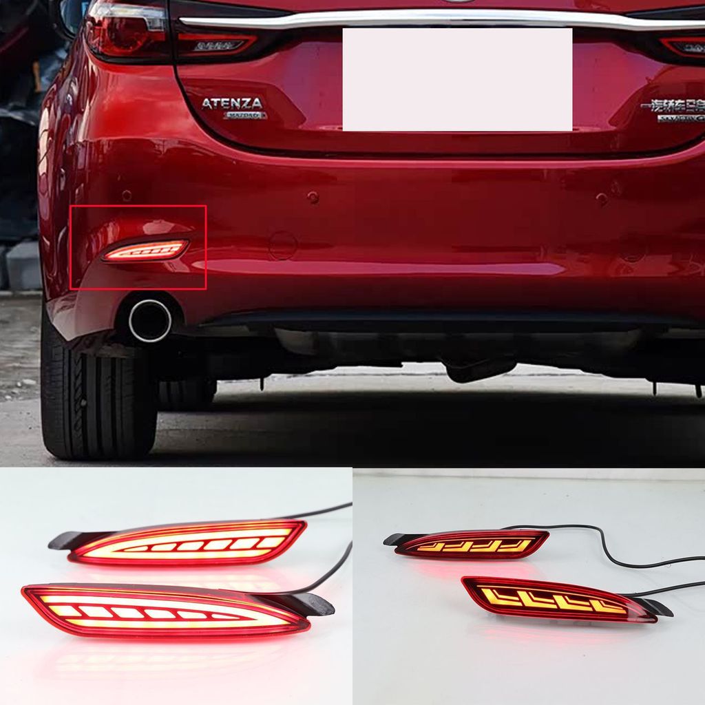 สําหรับ Mazda6 Atenza Mazda3 Axela Mazda6 Atenza 2014-2021 ไฟกันชนด้านหลัง