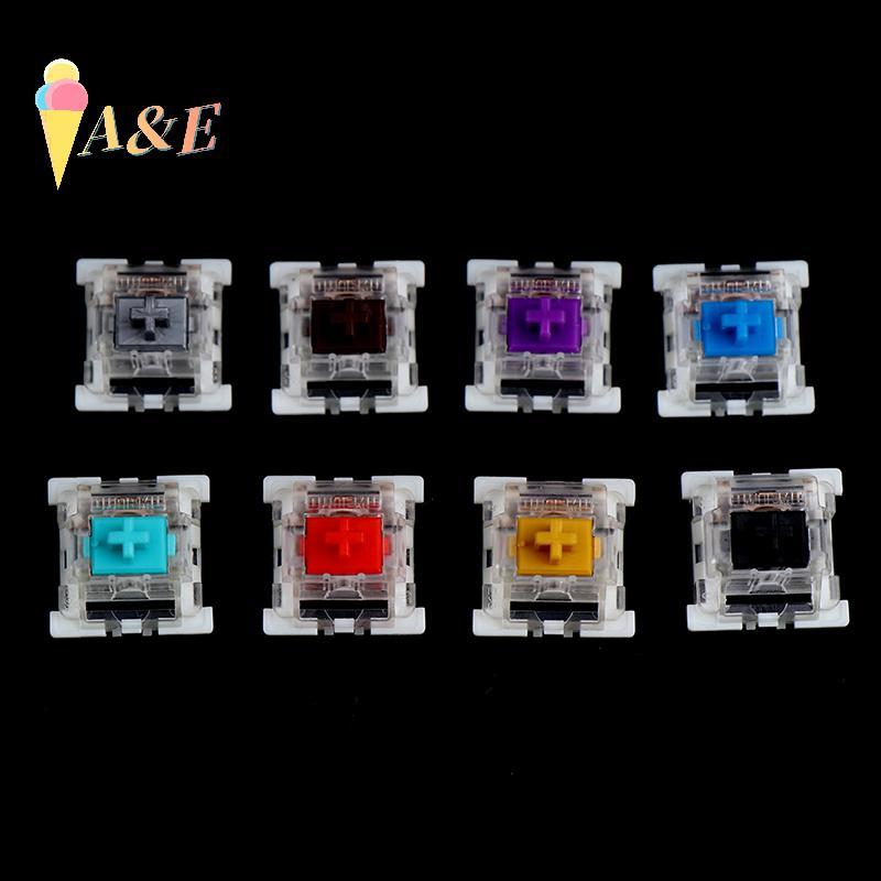 [QIMO] 10 ชิ้น/ล็อต outemu mx switch 3 pin คีย์บอร์ดแบบกลไก bla blue brown switch