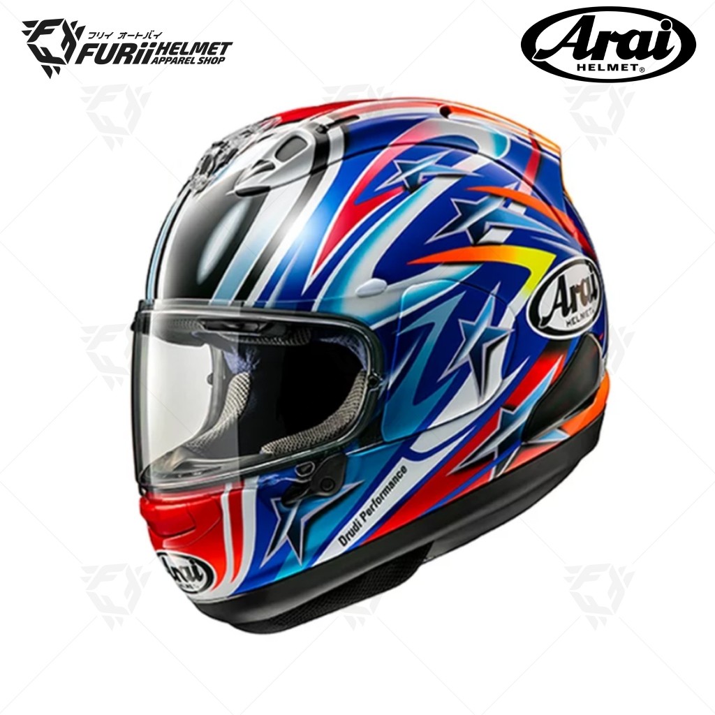 หมวกกันน็อค ARAI RX-7V EVO NAKANO RED หมวกกันน็อคแท้ศูนย์ไทย