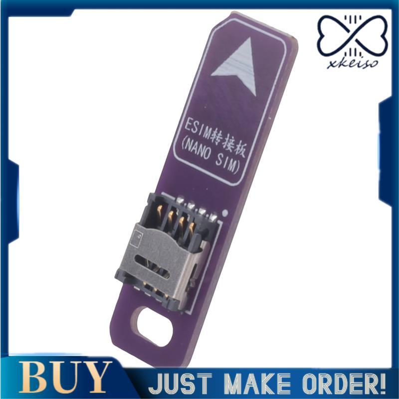TPC Conversion Board Adapter ESIM to Nano SIM Solderless Cable สําหรับ 5x 6 มม.ชิป Lab Test ESIM Car
