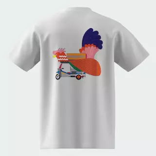 adidas ไลฟ์สไตล์ THAI ROOSTER TEE Unisex สีขาว KH0750