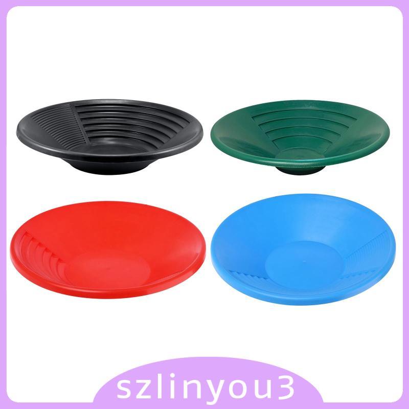 [Szlinyou3] 15" Dual Riffle Panขุดลอก Prospecting River Tool ในพื้นที่ภูเขา