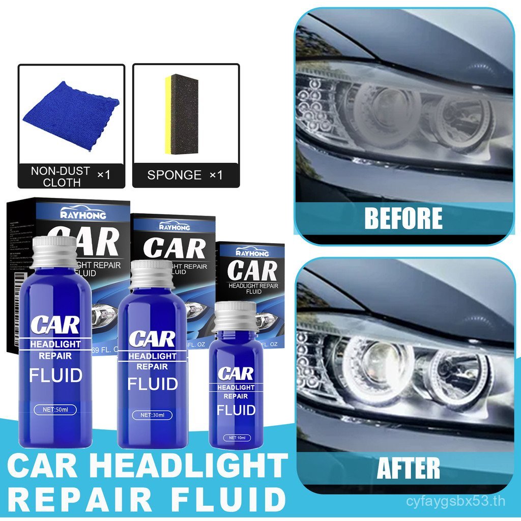 Rayhong Car Headlight Refurbishment and Repair Agent（50ml Suit） Car headlight coating and restoratio