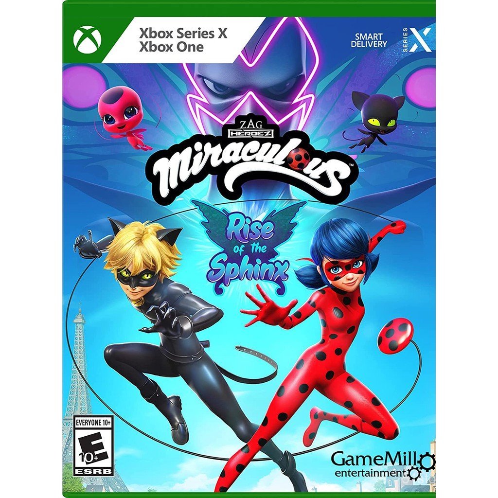 X XSX XBOX เกม Ladybug Girl The Rise of Sphix Miraculous XBOXONE แผ่นดิสก์ภาษาอังกฤษ
