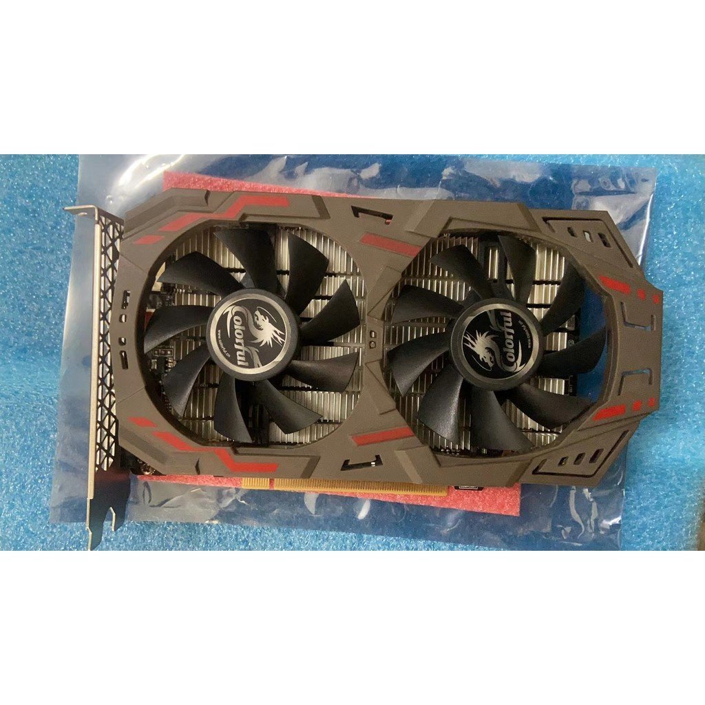 สีสันสายรุ้ง GTX1060 6G เกมกราฟิกการ์ดกินไก่เครื่องมือที่มีประโยชน์ GTX1050TI ความละเอียดสูงพิเศษ 8K