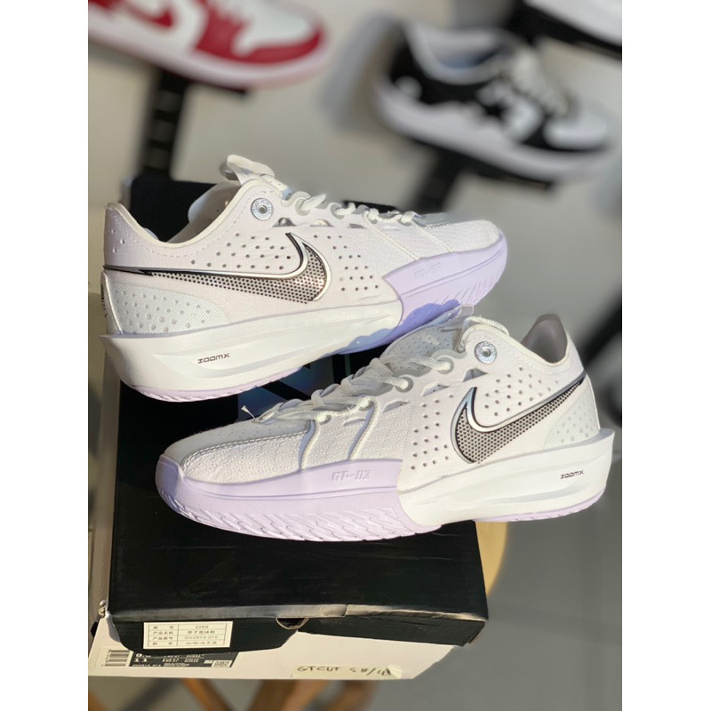 GT Cut 3 Metallic White by Racks City Kicks