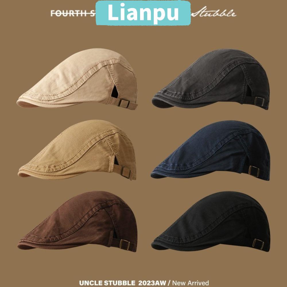 LIANPU Berets, Casual Retro Painter Cap, Solid Color Anti-UV England Hat Gift