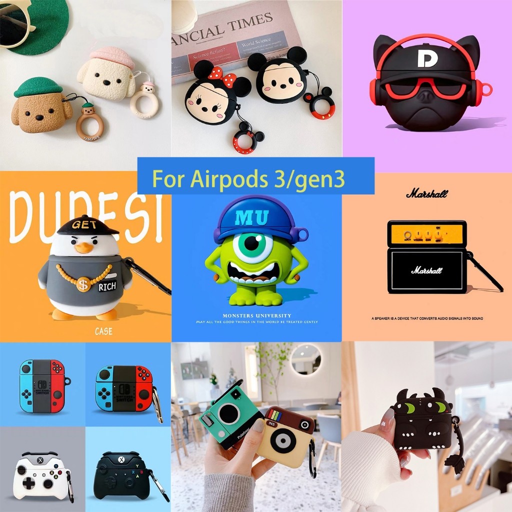 【เคส สำหรับ Airpods 3 】มี 122 ลาย เคส สำหรับ Airpods 3/gen3 ลายมาใหม่สวยน่ารักมาก สำหรับ Airpods Cas