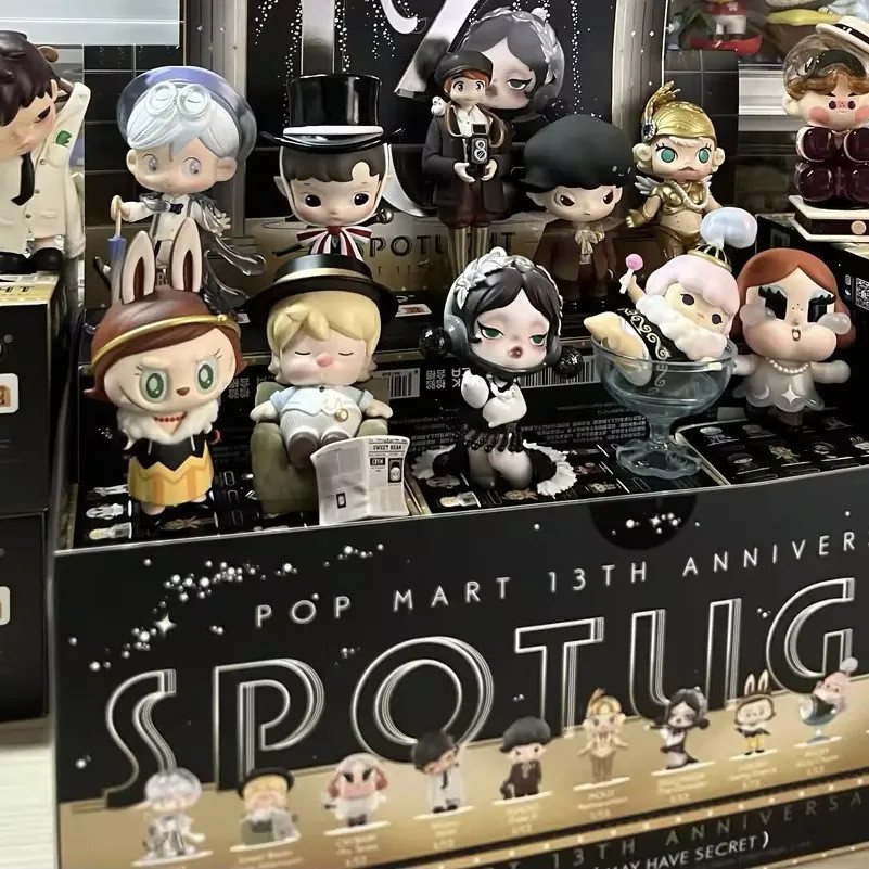 [ของแท้] P0PMART Bubble/Mart Mystery Box Ready Stocklight 13th Anniversary Series รูปเดสก์ท็อปตกแต่ง