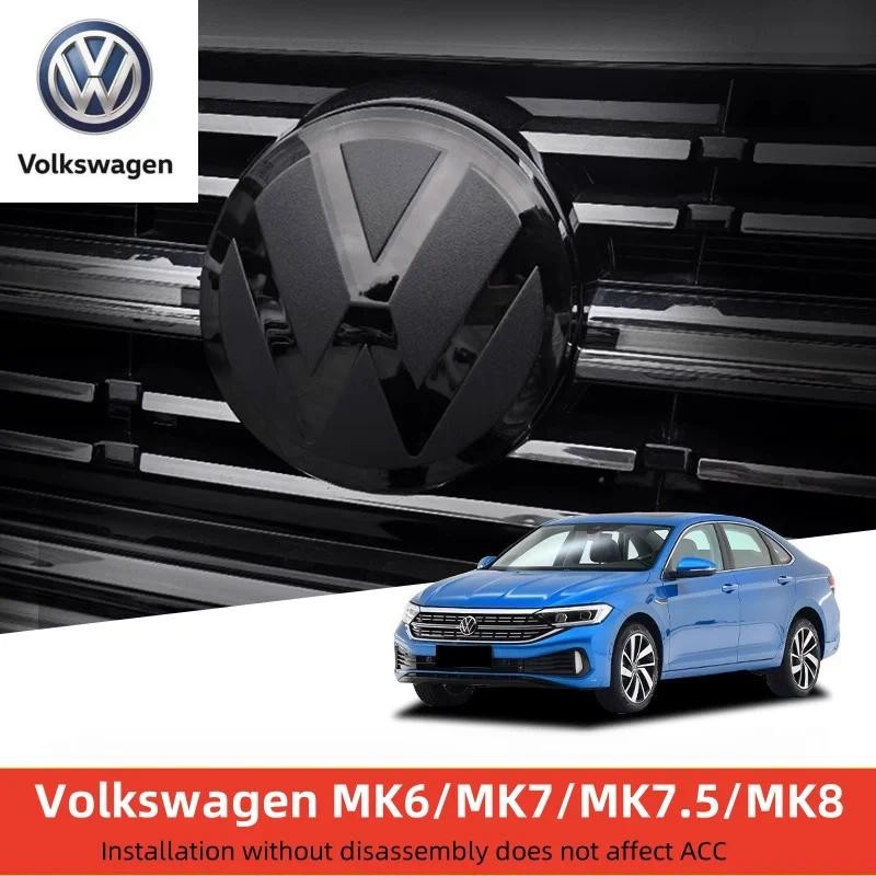 เหมาะสําหรับกอล์ฟ 7/7.5 Golf 8 ความสูง 6MK6/MK7/MK7.5/MK8 ป้ายสีดําใหม่กระจกแบนป้ายด้านหน้าและด้านหล