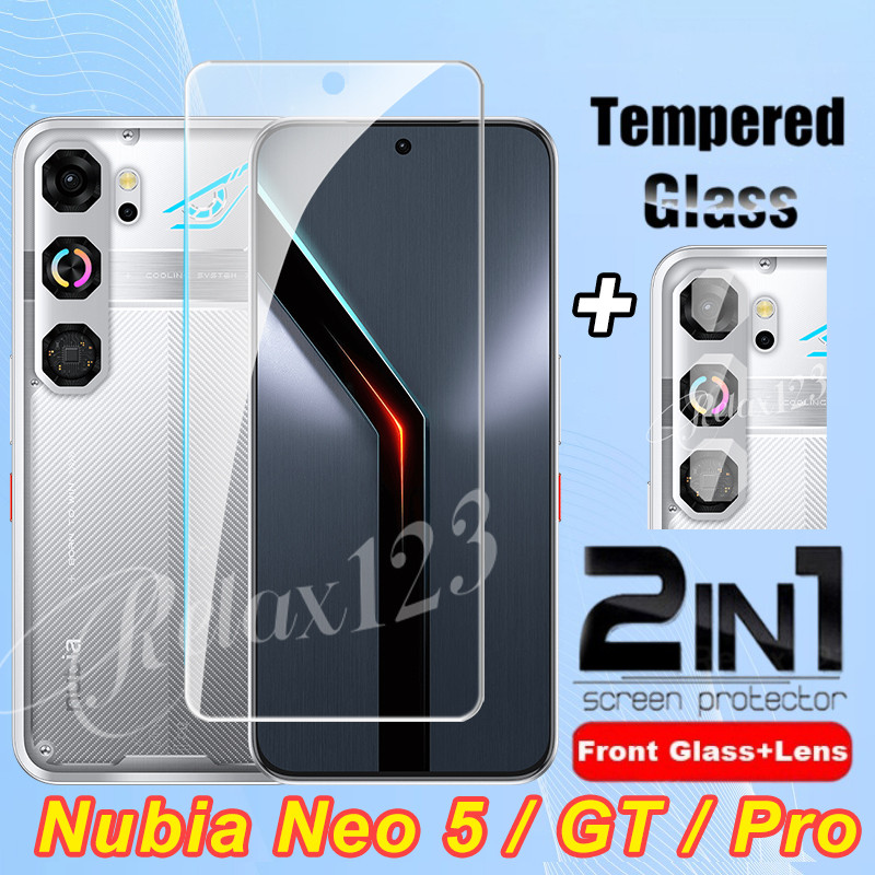 สําหรับ ZTE nubia Neo 5 GT 5G Full Screen Protector กระจกนิรภัยสําหรับ Nubia Neo 5 Pro Neo5 Neo5GT N