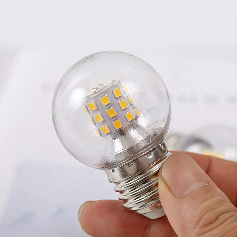 E27 หลอดไฟ LED 5W 7W 9W โคมไฟ E27 Globe Lampada AC 110V 220V SMD 2835 ไฟ LED G45 ไฟ LED Spot Light B