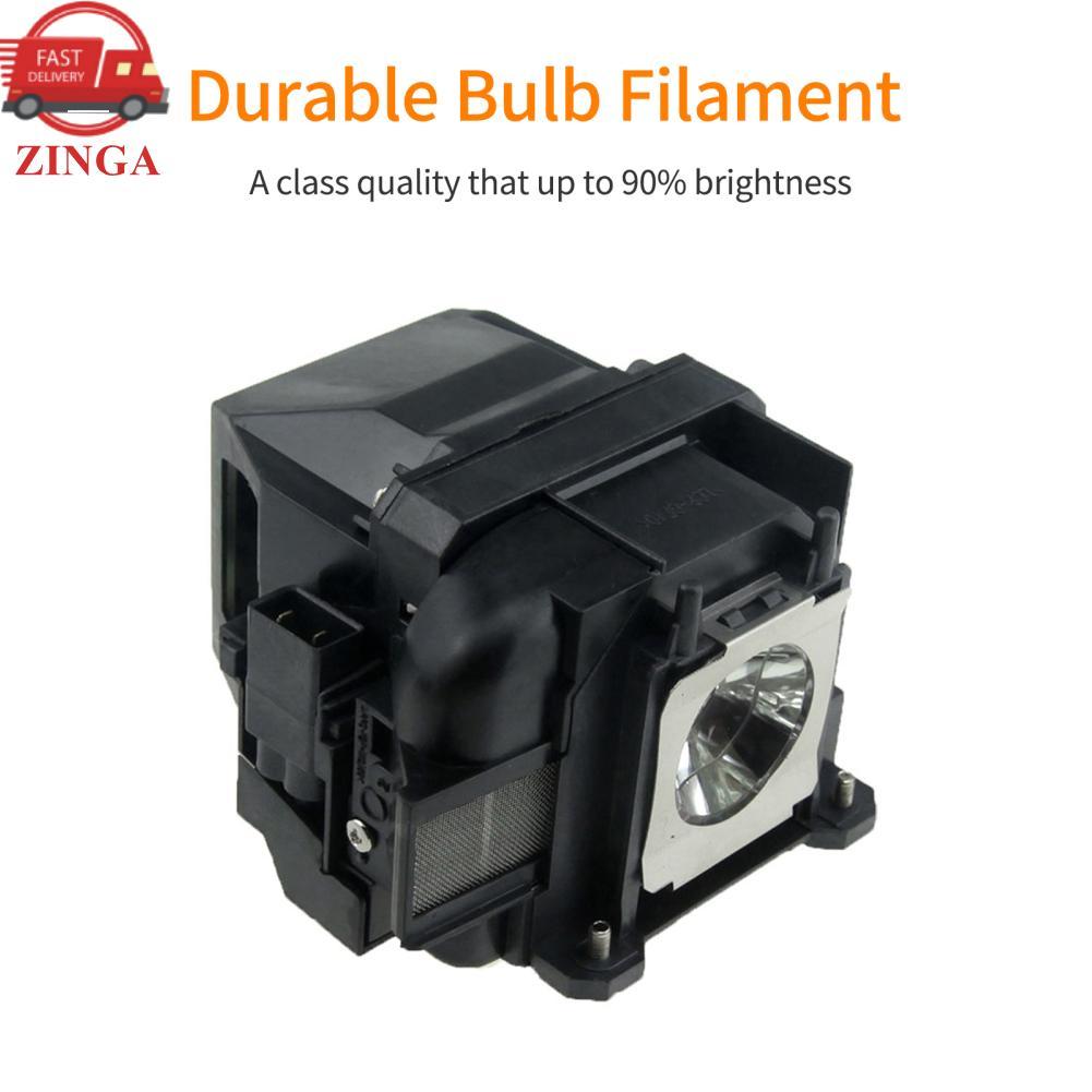 Zinga ELPLP88 ELPLP78 เปลี่ยนหลอดไฟโปรเจคเตอร์ใช้งานร่วมกับ PowerLite Home Cinema 2040 1040 2045 740