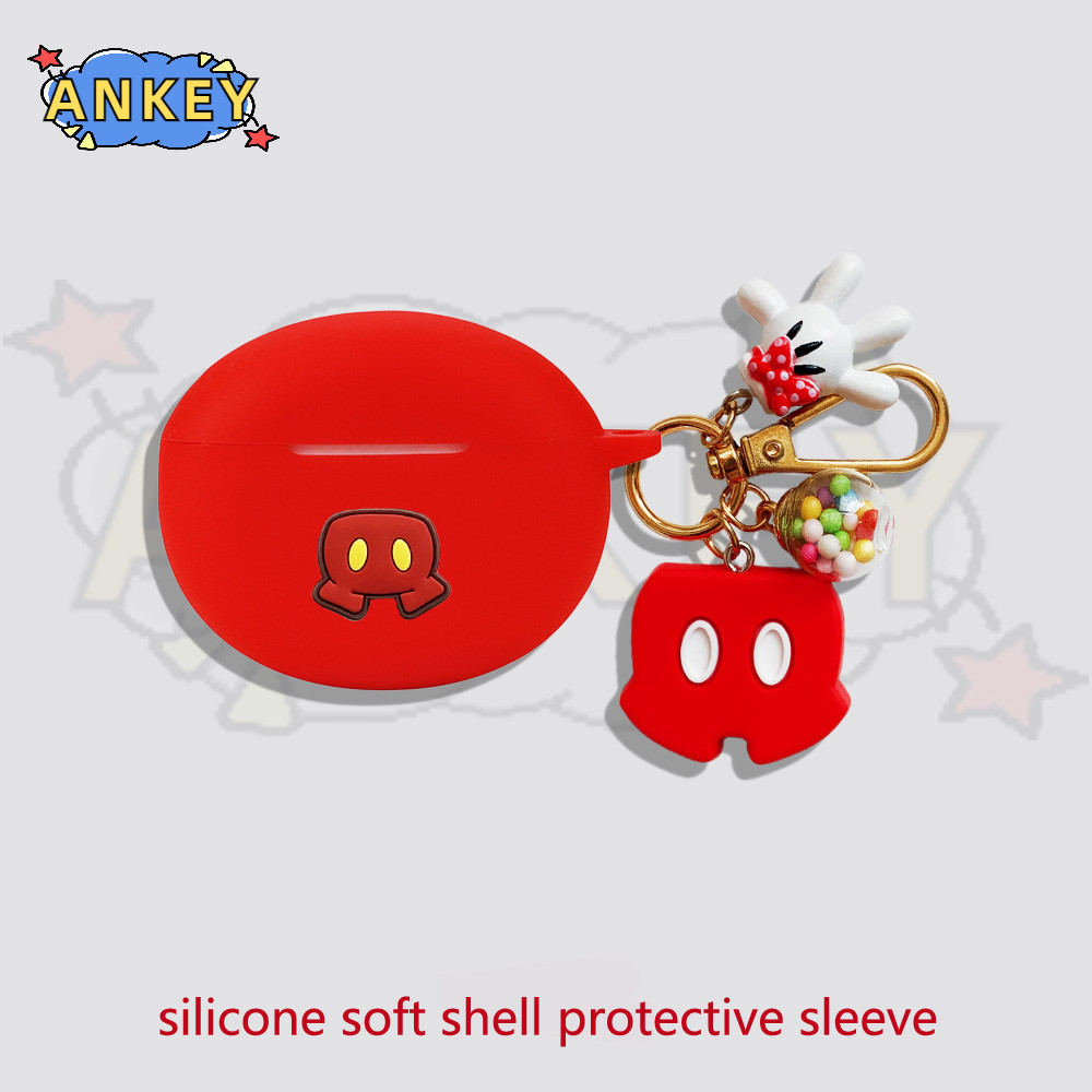 Compatible with HONOR Choice Earbuds X8i ﻿ Silicone Cases Cartoon pattern Protective Shockproof Wire