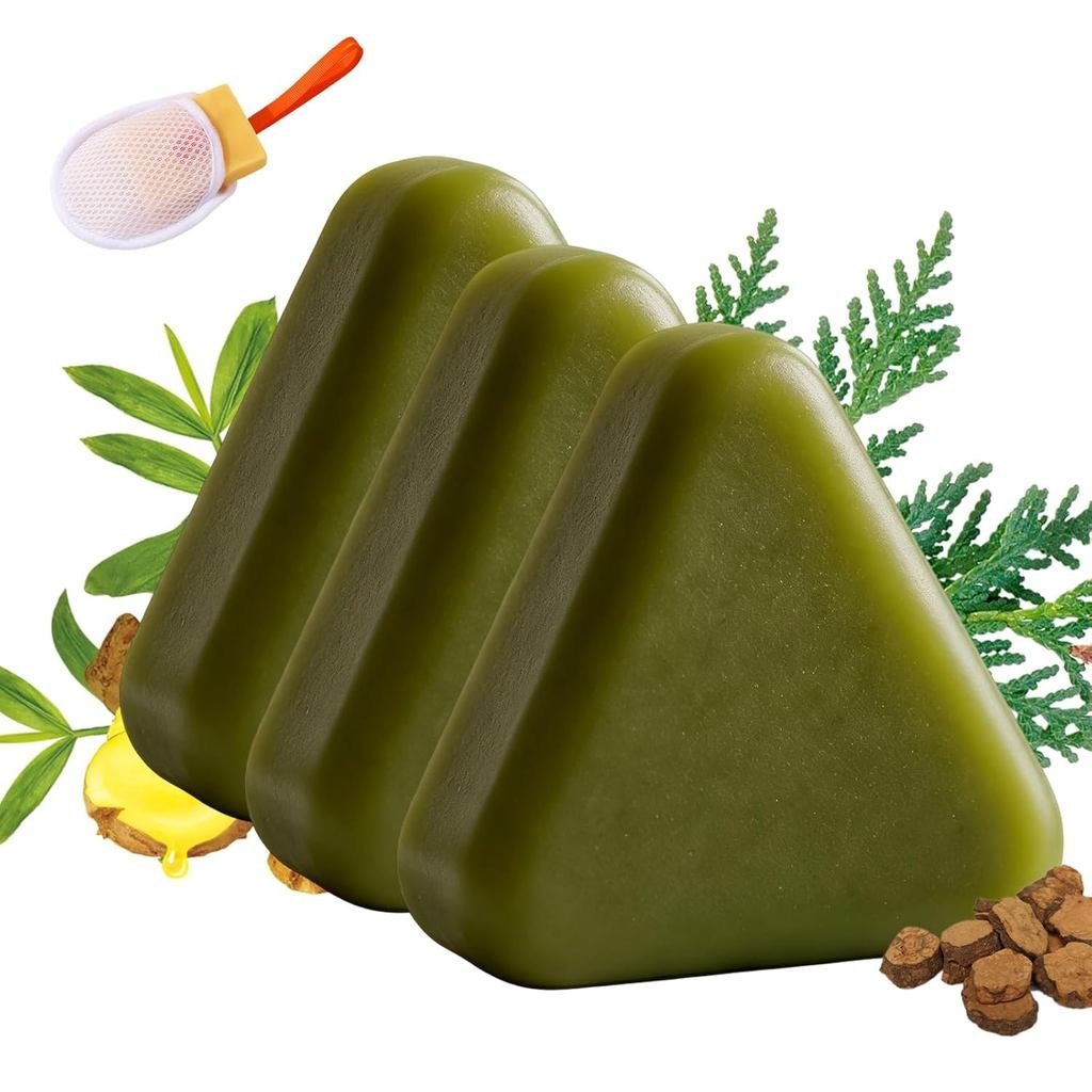 Yoracare Korean Scalp Revival Bar, mary Amino Acid Shampoo Bar - Gentle, Strengthening Botanical For