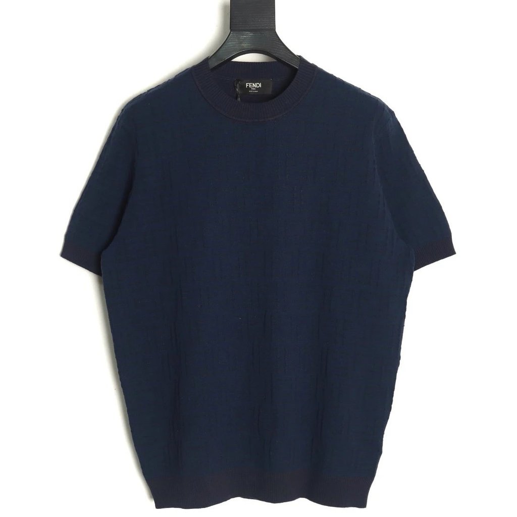 Fendi เสื้อยืดแขนสั้น พิมพ์ลายเต็มตัว