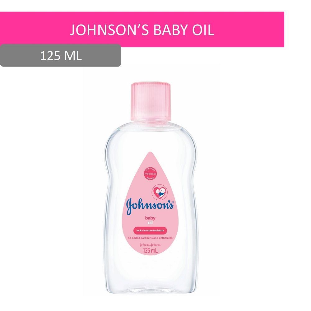 [สินค้าส่งด่วน] จอห์นสันเบบี้ออยล์ 125มล. JOHNSON BABY OIL 125 ML.