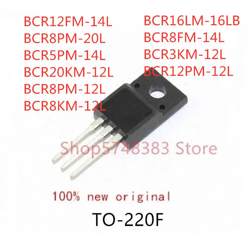 5PCS BCR12FM-14L BCR8PM-20L BCR5PM-14L BCR20KM-12L BCR8PM-12L BCR8KM-12L BCR16LM-16LB BCR8FM-14L BCR