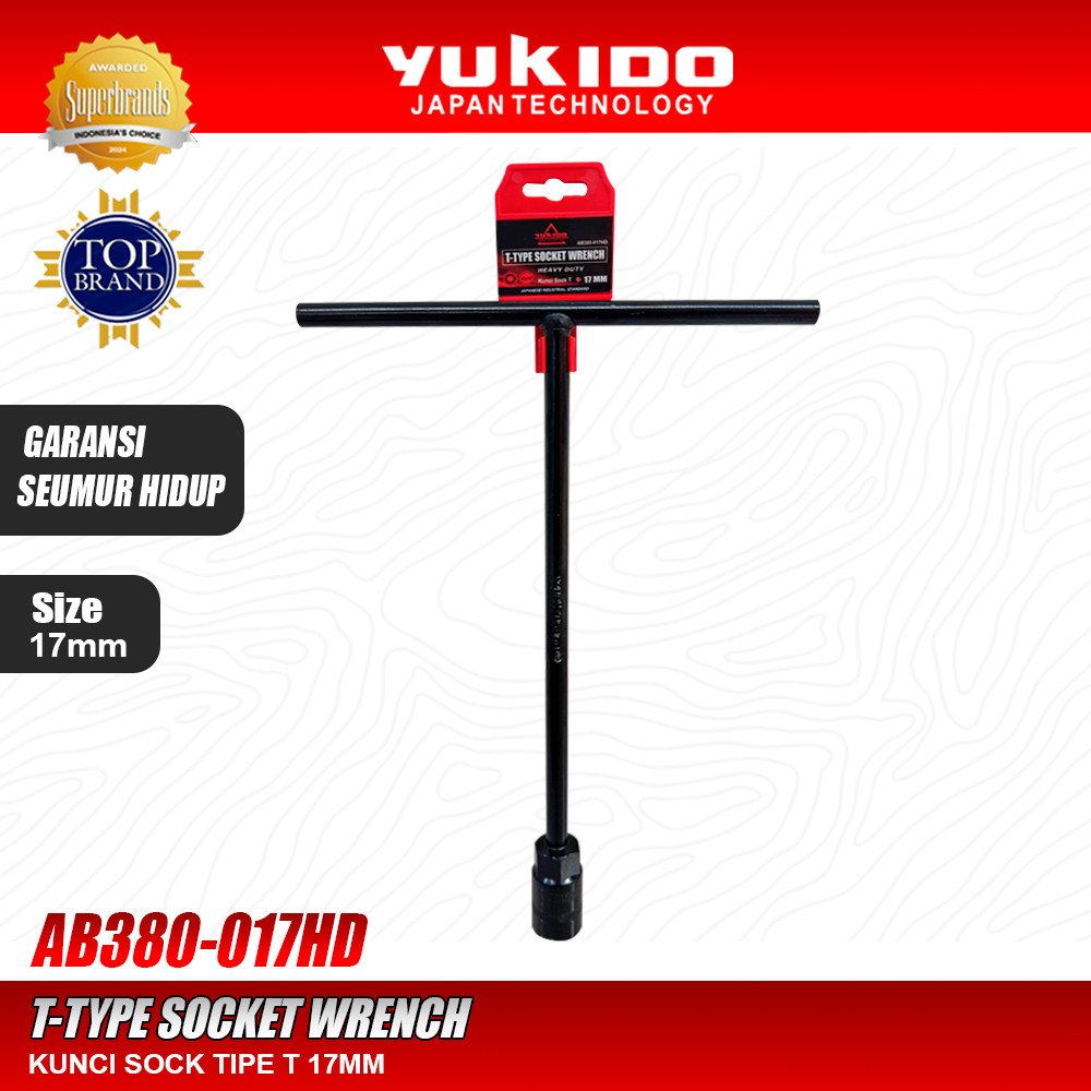 Yukido ซ็อกเก็ต T-Type 17MM AB380-017HD