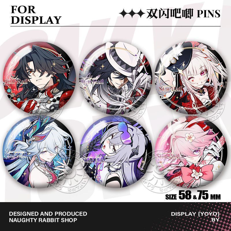 Honkai: Star Rail/Evanescia/Star Train Spark Scarlet Heroes 4.0 สินค้า Void Photos Undead Double Fla