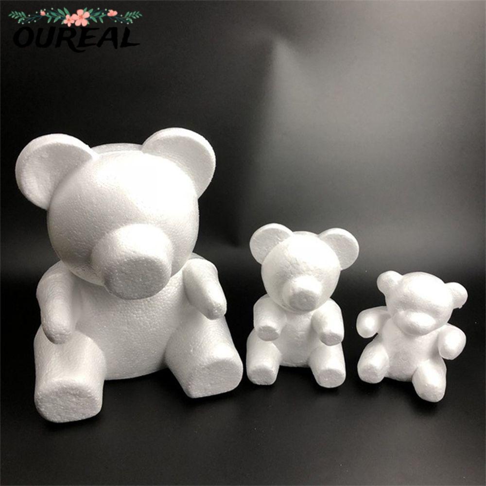 OUREAL โฟมหมีแม่พิมพ์ DIY Craft Rose ดอกไม้งานแต่งงาน Styrofoam