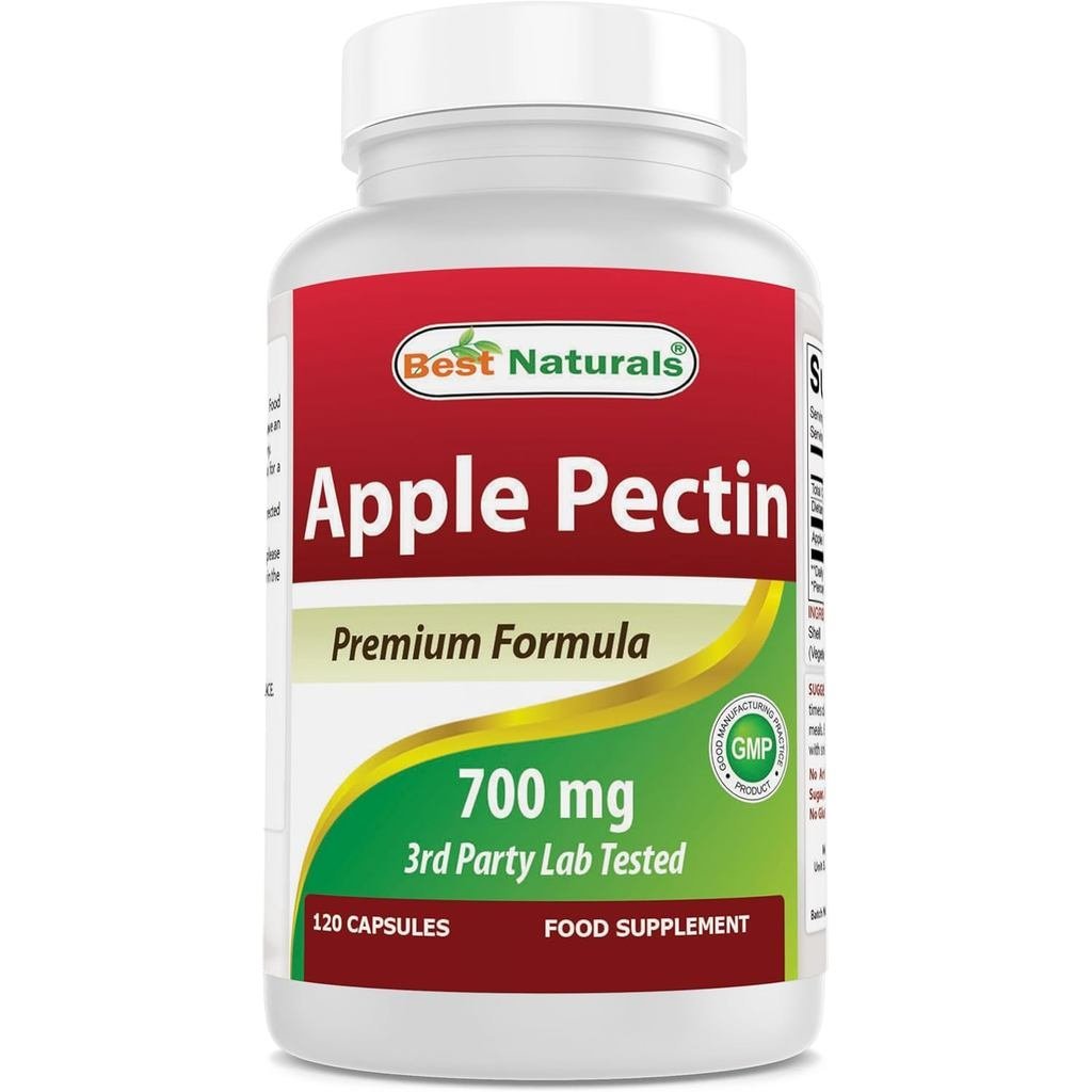 Best Naturals Apple Pectin 700 มก. 120 แคปซูล