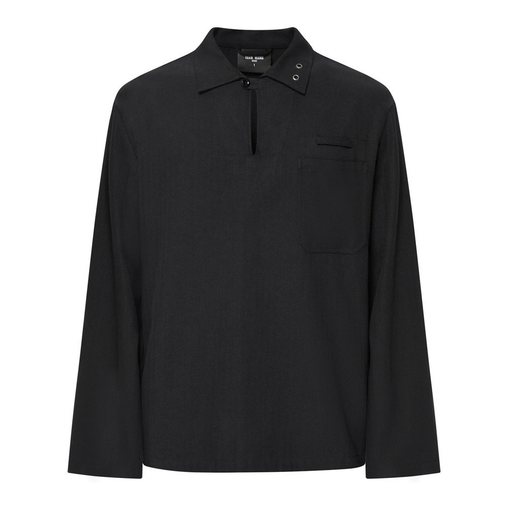 TEAM WANG CHOICES HERRINGBONE เสื้อเชิ้ตแขนยาว