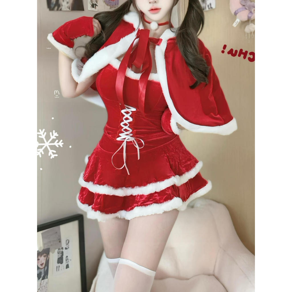 Wendy {Winter Love Rabbit Doll} Pure Desire Cute Plush Bunny Girl Split Pyjamas Set New Year Christm