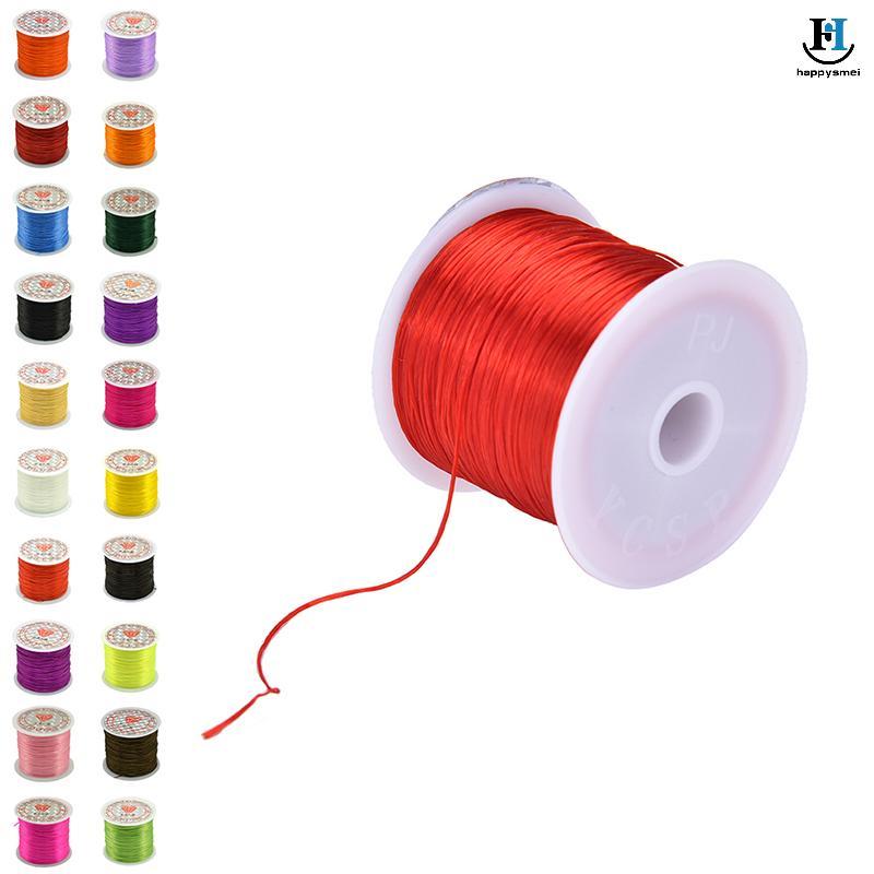[GA] 50M Strong Stretch Elastic Cord Wire rope Bracelet Nelace String Bead 0.5mm, [TH]