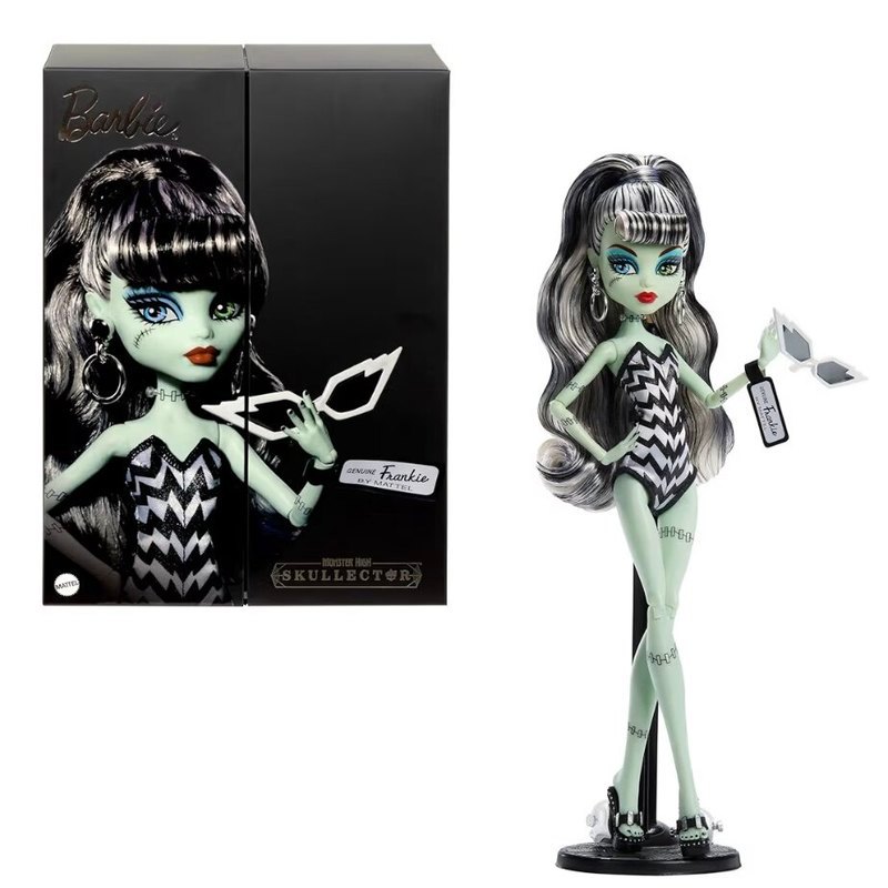 Monster High Barbie Frankie Stein Monster High School Barbie Co-Branded Kiki Doll Girl