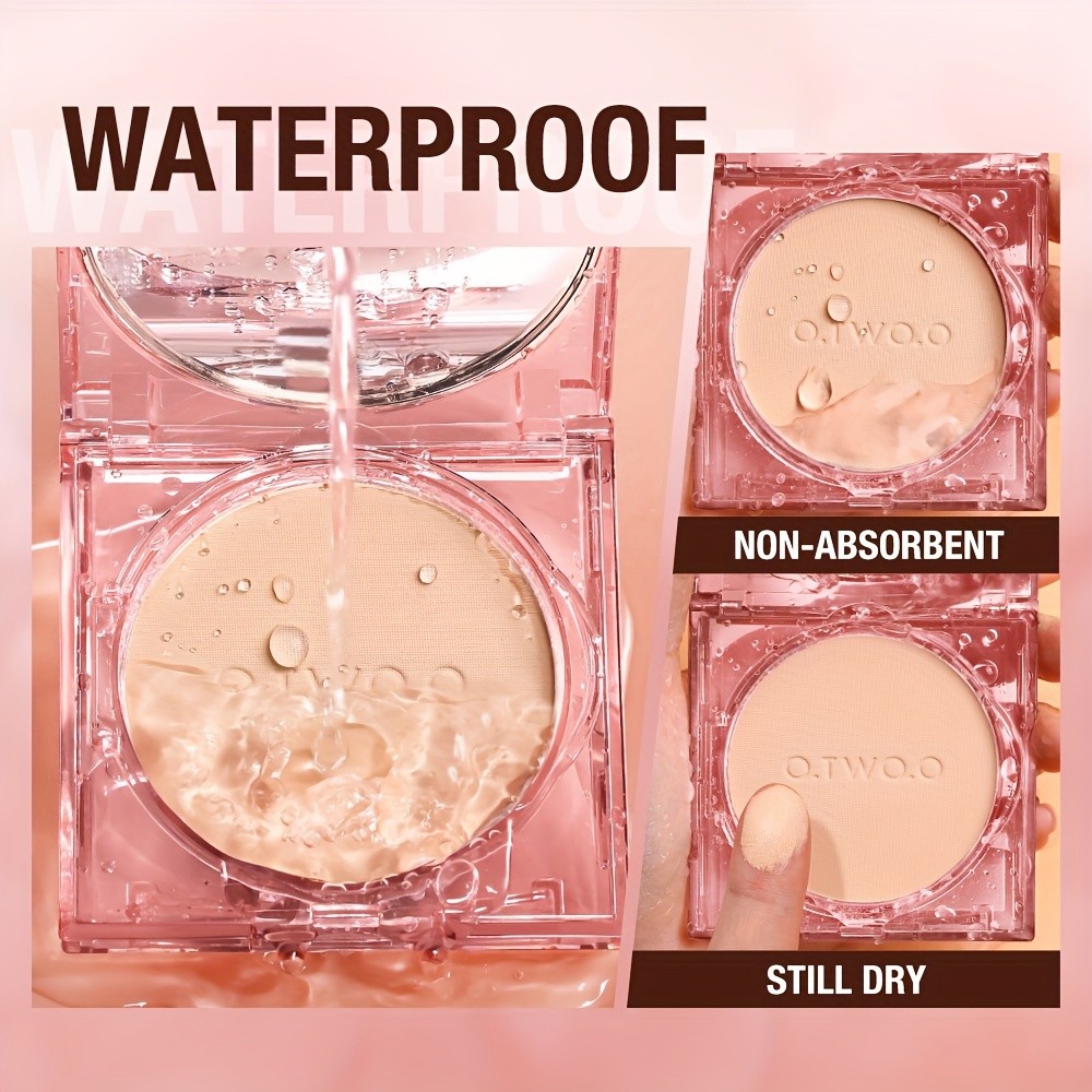 O.TWO.O 3D Soft Focus Face Powder กันน้ํายาวนานควบคุมน้ํามัน 24H โทนสีผิวธรรมชาติไม่โอนไม่พังพร้อมพั
