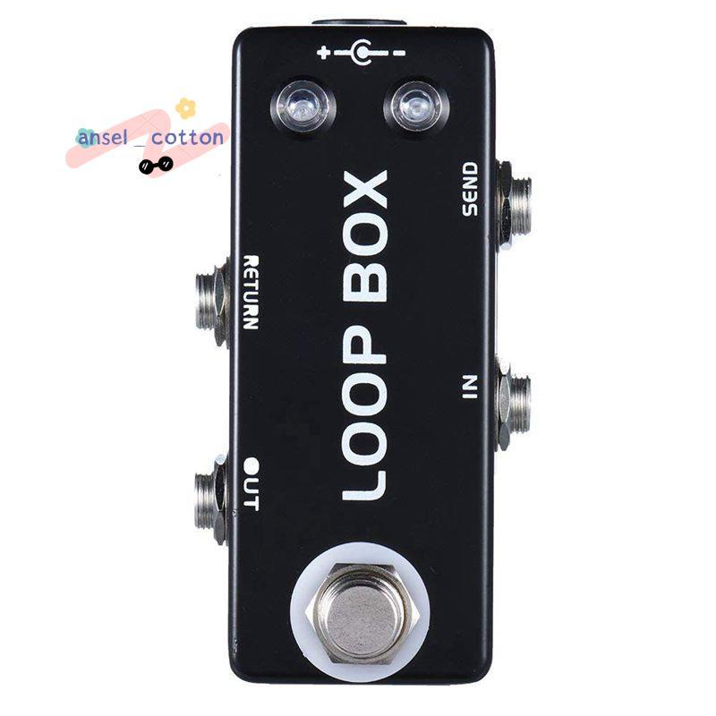 Mini Guitar Effect Pedal Loop Box Switcher Channel Selection True Bypass