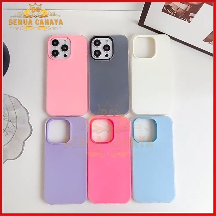 SOFTCASE สี SILICON JELLY LIQUID 2 IN 1 สําหรับ XIAOMI POCO C75 C65 C40 F5 F4 GT F3 F3 GT M6 M6 PRO 