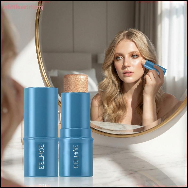 Alittlesetrtomj All in One Face Contour High Sti Creamy Blendable Natural Finish for Sensitive Skin 