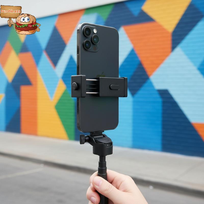 Sun TNW T26 Selfie Sti Mini ขยายโทรศัพท์ Grip ขาตั้งกล้องระยะไกล Vlog Video shine