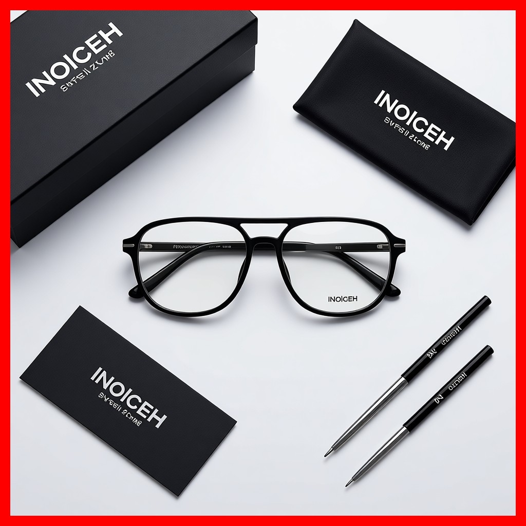 [ช้างสีฟ้า] BRAZE black Korean Fashion Glasses / Korean Fashion Glasses / Modern Aviator Style by Mo