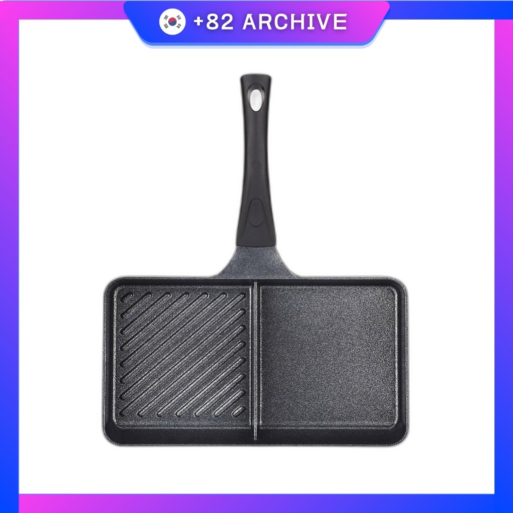 [kitchenart] Induction Twin Toast Pan, 17.5cm, 1pc / Korean Toast Pan / Induction Cooking / ของแท้ 1