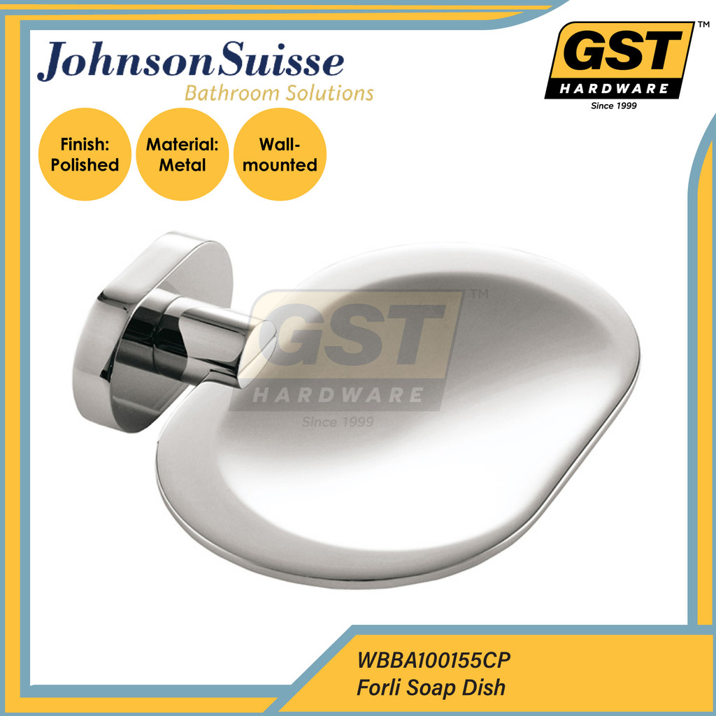 Johnson Suisse Forli จานสบู่ผู้ถือสบู่ห้องน้ํารัก Sabun Bilik Mandi บูรณะ盒