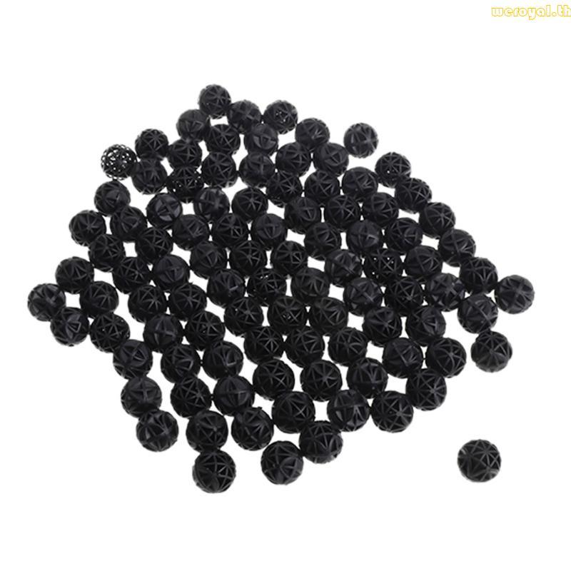 Weroyal 100 ชิ้น Bio Balls กรอง Media 0 6 นิ้วขนาดเล็ก Bio สําหรับ Pond Filter Bio Balls เหมาะสําหรั