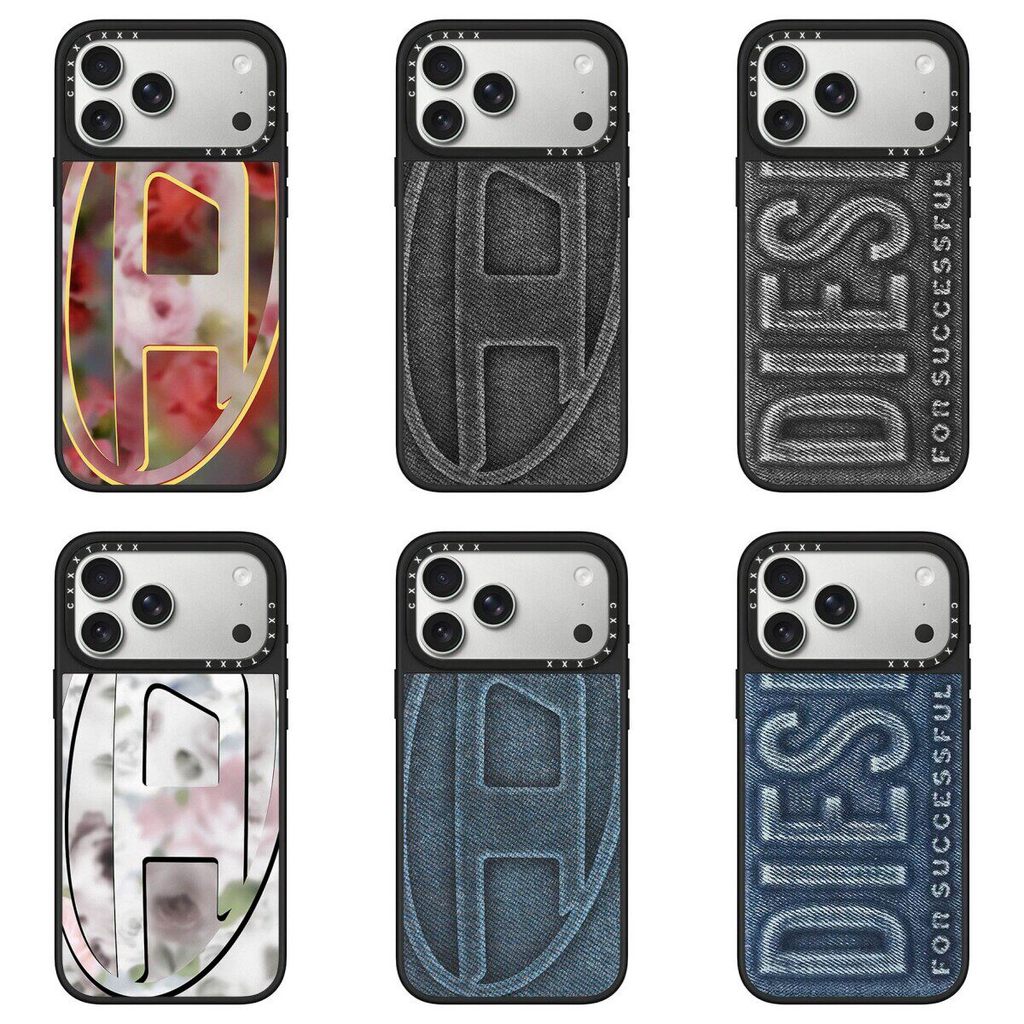 วินาที DIESEL Dissay Apple 17 เหมาะสําหรับเคสโทรศัพท์ iPhone16Pro 15pro/14Plus Star สไตล์เดียวกัน 13/12/11 เคสโทรศัพท์กันกระแทก