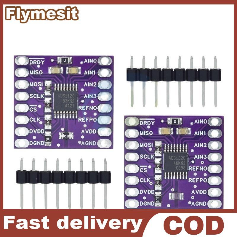 Flymesit ADS1120 ADS1220 16Bit 24Bit ADC Analog to Digital Converter Friendly Interface สําหรับ Data