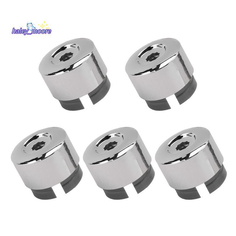 [ส่วนลด H]7L6 601 173A 2ZZ 5 ชิ้น Chrome Wheel Lug Bolt Nut Cap สําหรับ 2004-2017 7L6601173ก