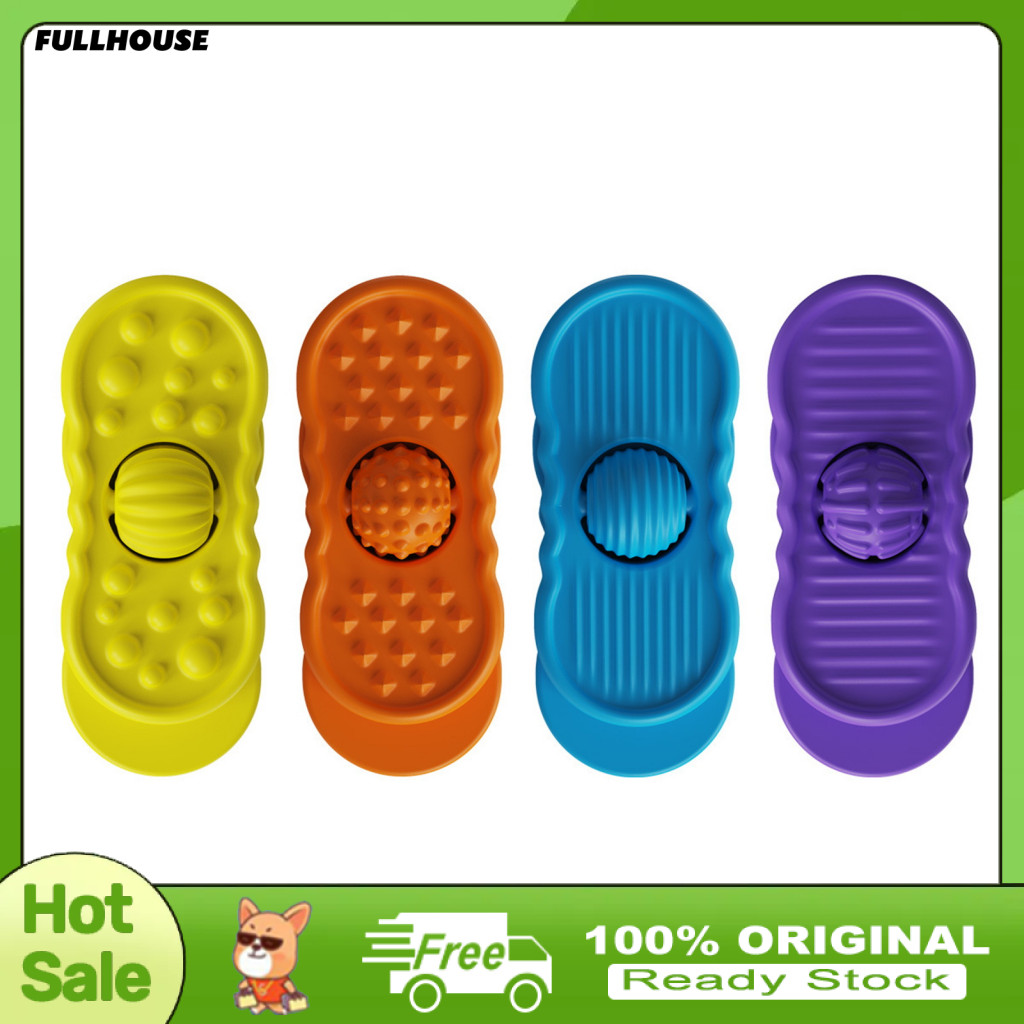 ใหม่* Fidget Slider ของเล่น Textured Fidget Slider 4 ชิ้นซิลิโคน Fidget Slider ชุด – ของเล่นบรรเทาคว
