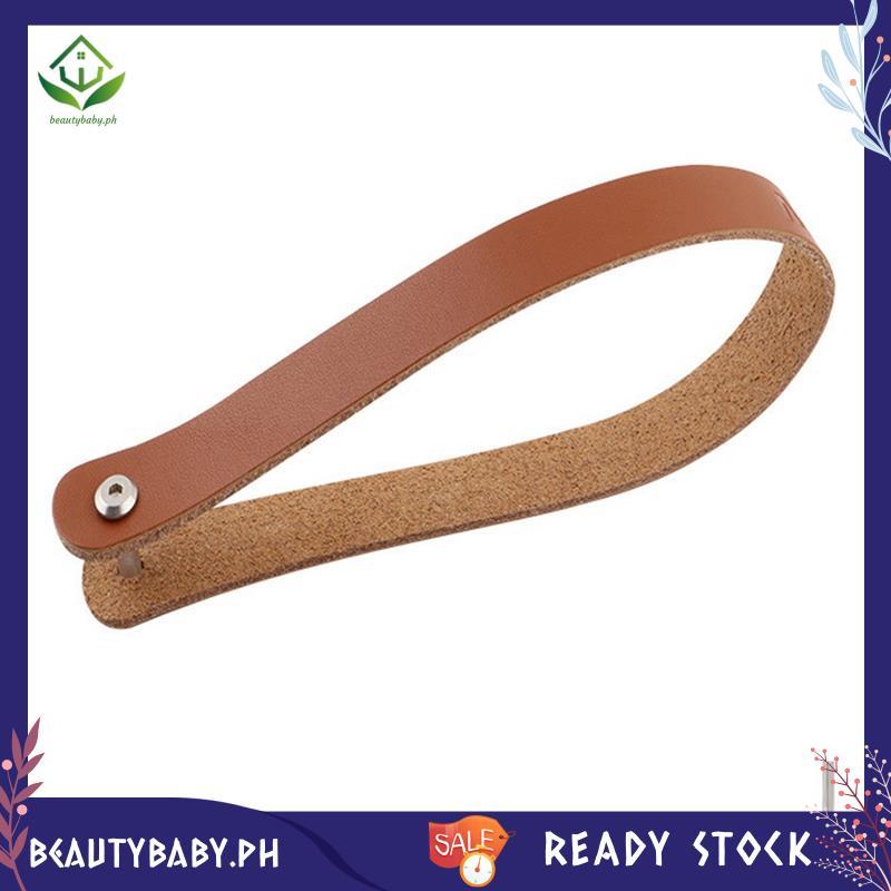 [beautybaby.ph] พรีเมี่ยมสําหรับจักรยานด้านหน้า Carrier Block Strap in Leather Cycling Accessories