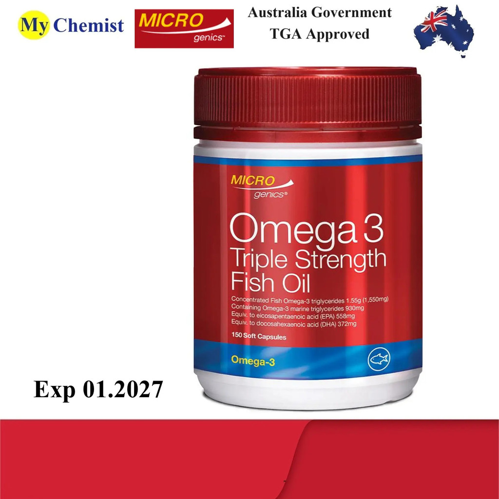 MicroGenics Triple Strength Omega-3 Fish Oil