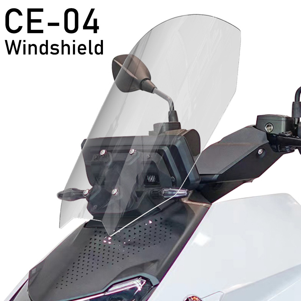 LQ กระจกรถจักรยานยนต์สําหรับ BMW CE-04 CE04 CE 04 กระจก Deflectors ลม Viser Visor หน้าจอ CE04 กระจก