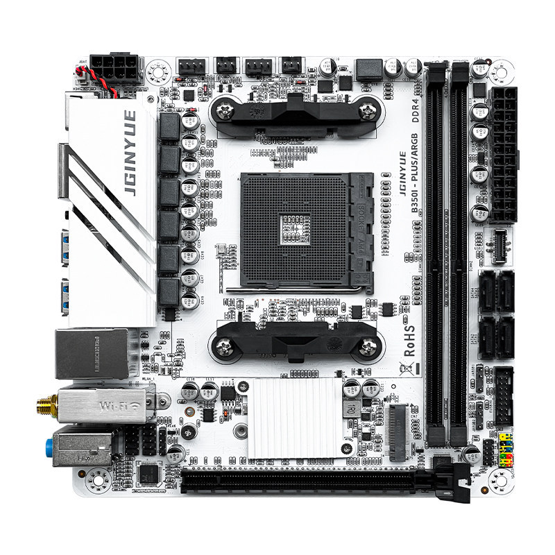 Jingdong B350 B450 เมนบอร์ด AM4 Sharp Dragon DDR4 เกมเปลี่ยน A320 R3 R5 R7 2600 3600