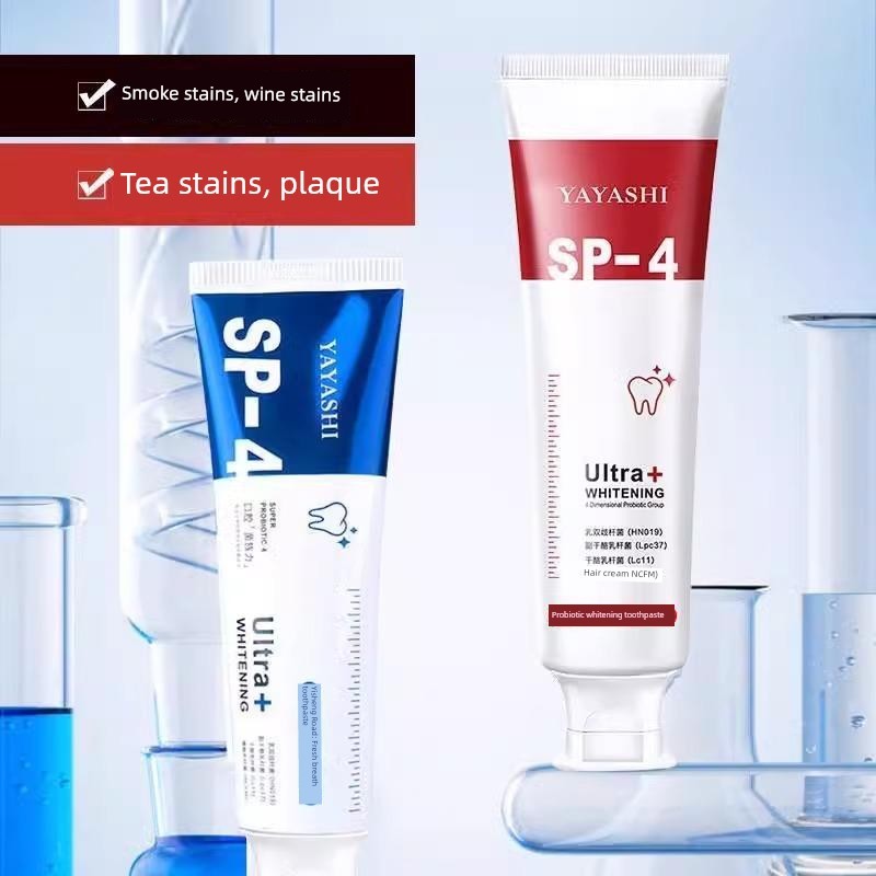 ยาสีฟัน Yayayashi yayashi Probiotics Brightening ยาสีฟัน Oral Whitening ขจัดคราบ sp 14 ของแท้อย่างเป