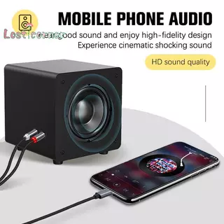 [Lostcorn] Type C To RCA Audio Cable 2 RCA Aux Cord Converter USB C Audio Line สําหรับแล็ปท็อปลําโพงโทรศัพท์มือถือเครื่องขยายเสียงเครื่องขยายเสียงสายถัก 1 เมตร [ใหม่]